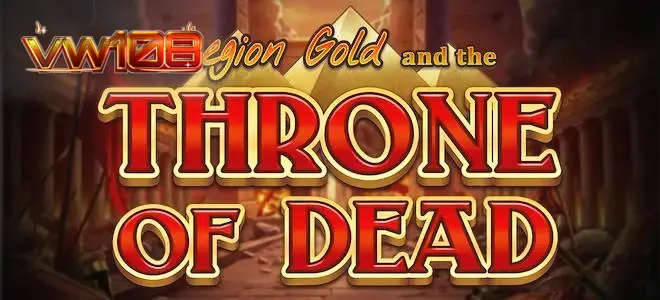 Tampilan visual slot Legion Gold and the Throne of Dead dengan latar belakang kuil yang gelap